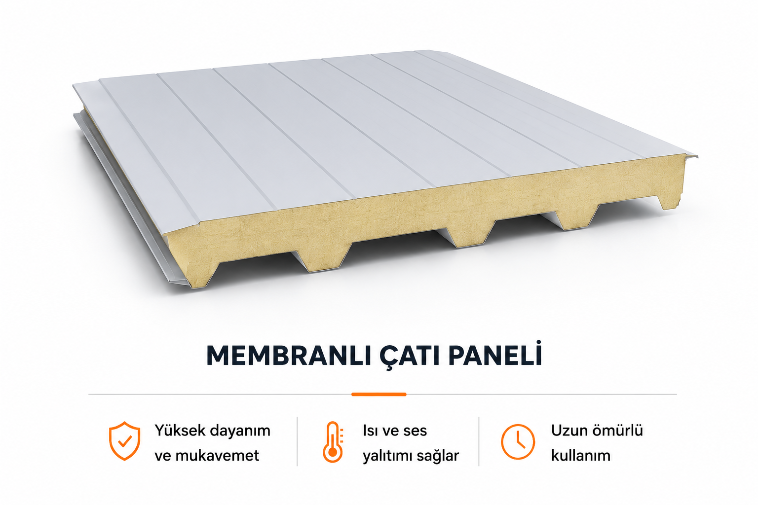 Endüstriyel yapı çatı paneli