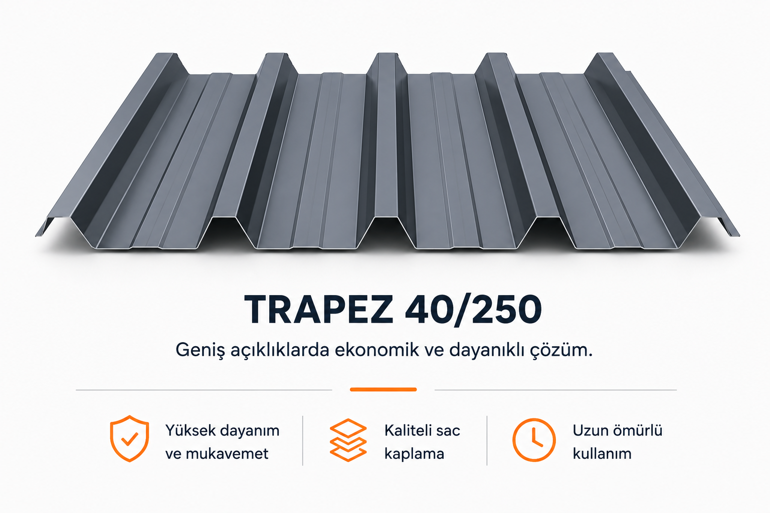 Cephe kaplama trapez sacı